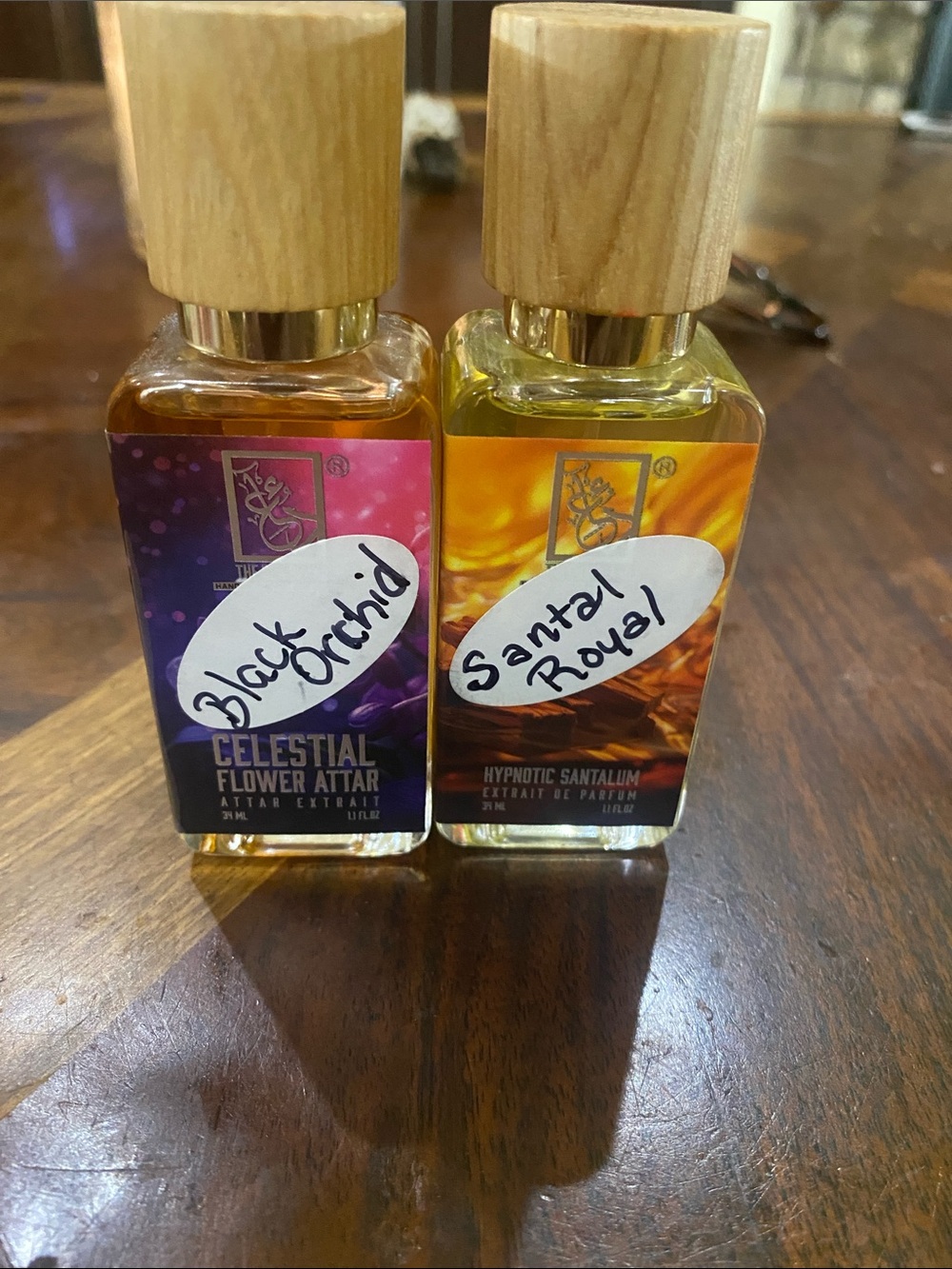 (2) The Dua Brand Bundle - celestial flower attar and hypnotic Santalum